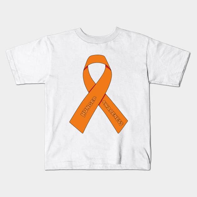 Hunger Awareness Kids T-Shirt by DiegoCarvalho